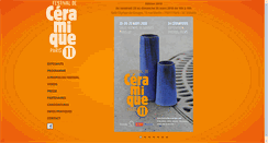 Desktop Screenshot of festivaldeceramique.com
